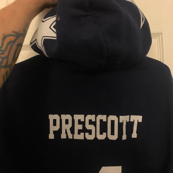 Dallas Cowboys Dak Prescott Pullover Hoodie - Picture 3 of 8